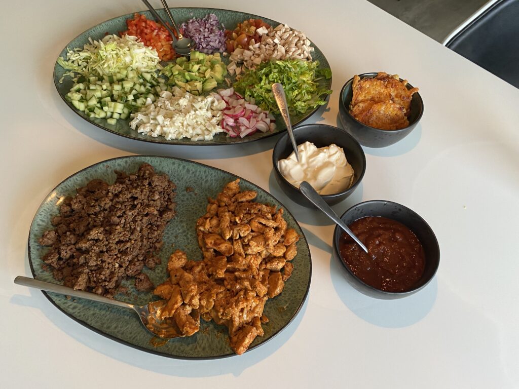 Mexikansk Taco Salat – Fru Munks Madgodter